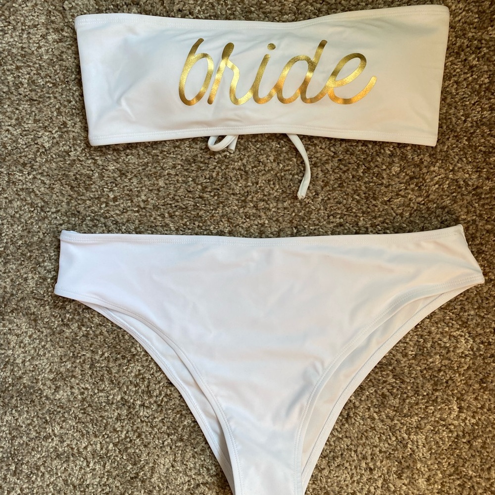 Bride two piece swimsuit size L